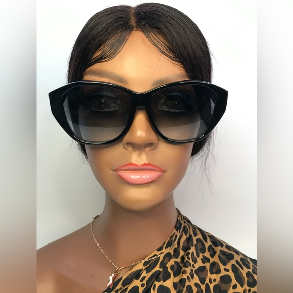 💯 - New Authentic SAINT LAURENT SLM8/F Sunglasses Black - Picture 8 of 15